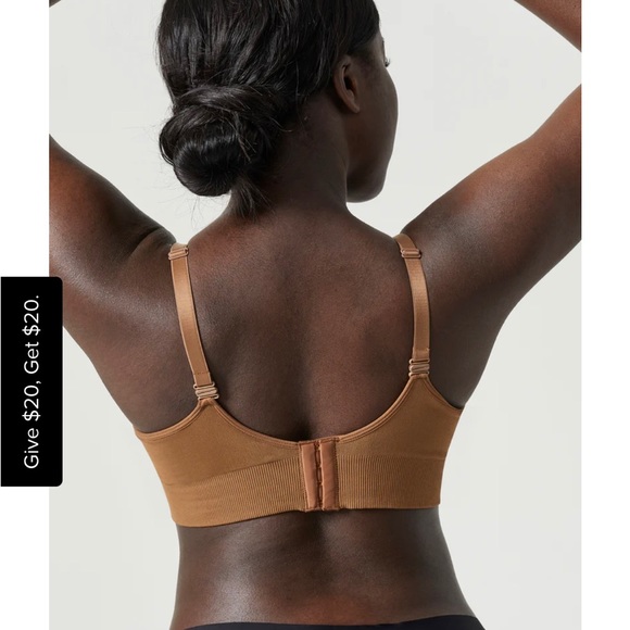 Blanqi cooling maternity and nursing bra, size Large in espresso. Brand new - Picture 4 of 4